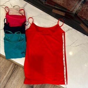Colorful Spaghetti Strap Tank Tops